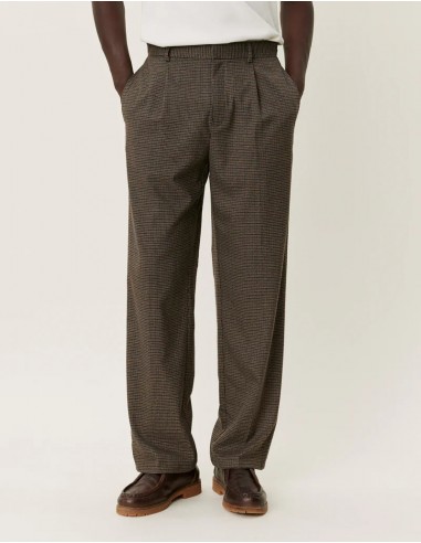 REECE CHECK PLEATED SUIT PANTS acheter en ligne