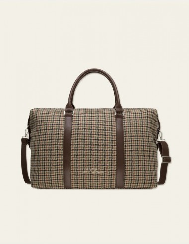 HOUNDSTOOTH WOOL WEEKEND BAG de votre