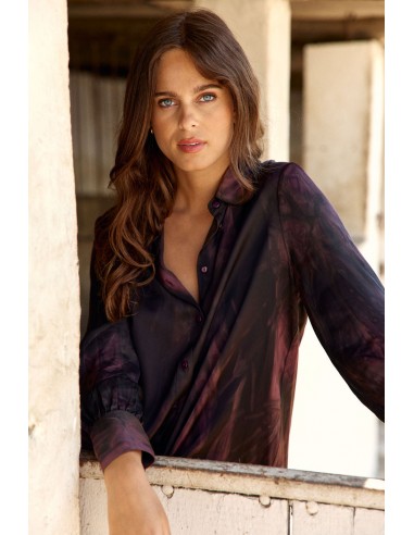 CHEMISE EN TIE AND DYE MARINO livraison et retour toujours gratuits