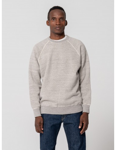 Sweat Col Rond, Gris Chiné destockage