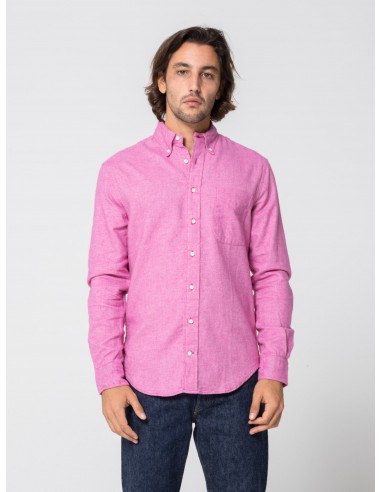 Chemise en Chambray Brossé, Fushia Voir les baskets