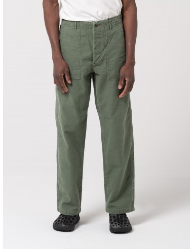 Pantalon Fatigue Droit Délavé, Olive Comparez et commandez 