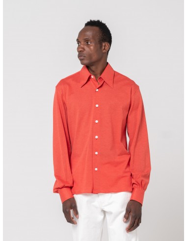 Chemise en Coton Piqué, Corail 2 - 3 jours ouvrés.