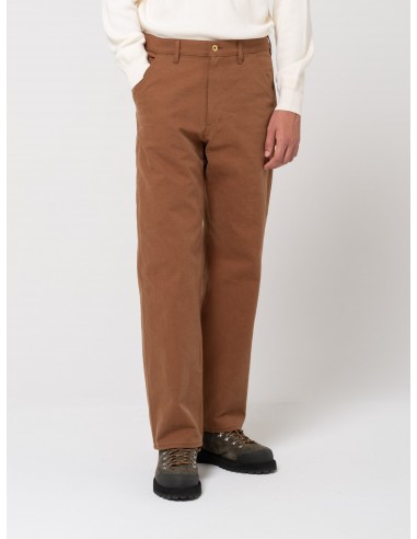 Pantalon en Canvas, Marron Fin de série