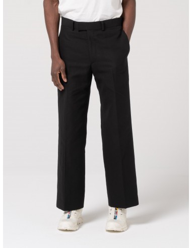 Pantalon Hard Twist en Lin, Noir de pas cher