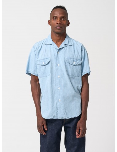 Chemise Work en Chambray, Bleached. Faites des économies