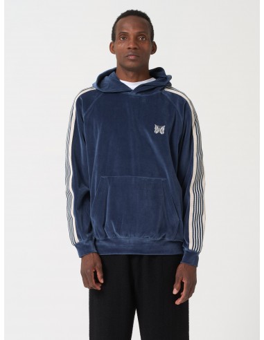 Sweatshirt Velours, Bleu rembourrage situé sous