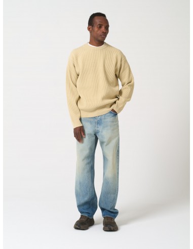 Pull Superfine Wool Rib, Citron basket pas cher