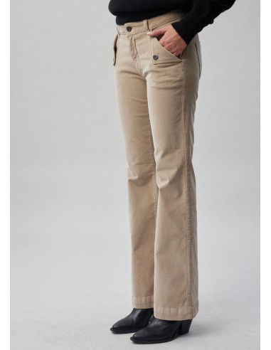 PANTALON FLARE EN VELOURS france