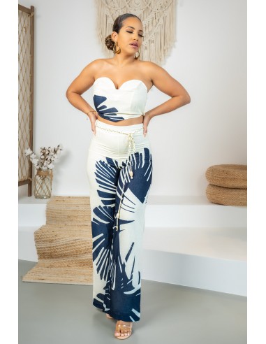 Glowing Palm Tree - Blue PANTALON solde