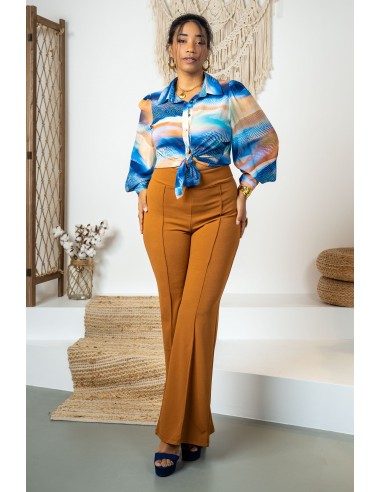 Spice Up the Office Camel - PANTALON brillant des détails fins