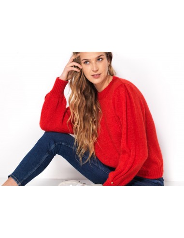 Pull Alix Mohair et soie Rouge baiser commande en ligne