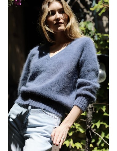 Pull Avy en Angora à tricoter. vous aussi creer 