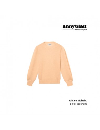 Pull Alix mohair et soie Soleil couchant 2023